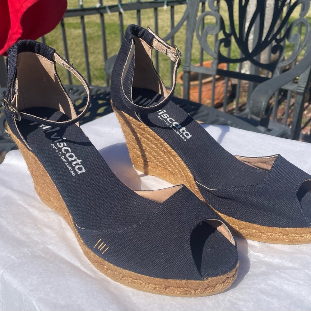 VISCATA ESTARTIT CANVAS ESPADRILLE WEDGES - Picture 7 of 7